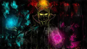 Master Of Magical Force - Invoker From Dota 2 Wallpaper