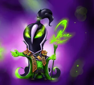 Master Of The Arcane Arts: Rubick In Action Wallpaper