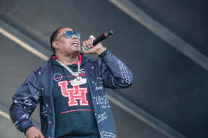 Master P Performing Liveat Event Wallpaper