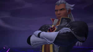 Master Xehanort Plotting His Plans In The Kingdom Hearts Universe Wallpaper