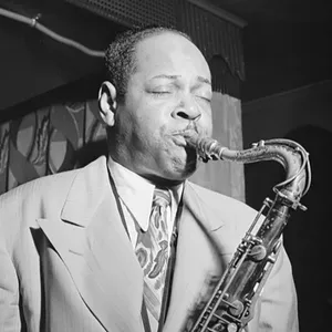 Masterful Jazz Legend Coleman Hawkins In Detailed Portrait Wallpaper
