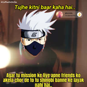 Masterful Kakashi Hatake Quote Wallpaper Wallpaper