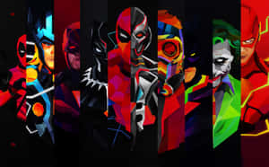 Masterpiece Of Marvel – Superheroes Assemble! Wallpaper