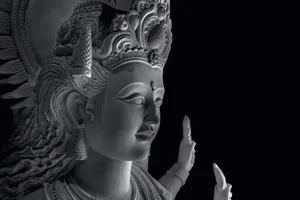 Mata Rani Gray Statue Wallpaper
