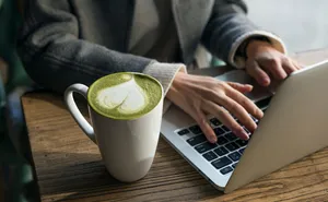 Matcha Latte Work Session Wallpaper