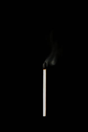 Matchstick Black Phone Wallpaper