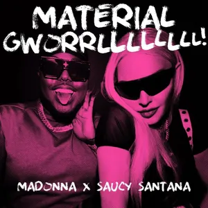 Material Gworl Madonna Cover Art Wallpaper