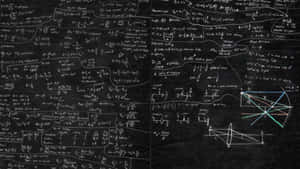 Mathematical Formulas Blackboard Wallpaper