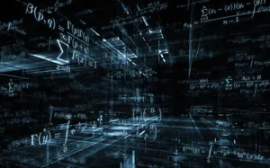 Mathematical Formulas Digital Abstract Wallpaper