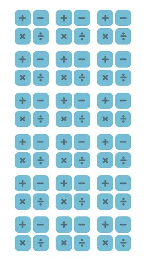 Mathematical Operations Pattern Wallpaper