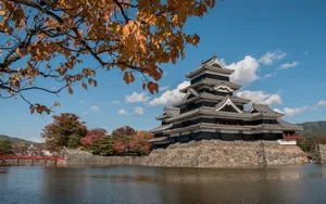 Matsumoto Castle Autumn Reflection Wallpaper