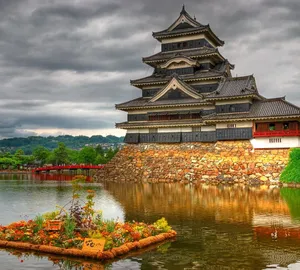 Matsumoto_ Castle_ Over_ Water Wallpaper