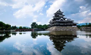 Matsumoto Castle Reflection Japan Wallpaper