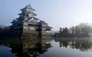 Matsumoto Castle Reflection Japan Wallpaper