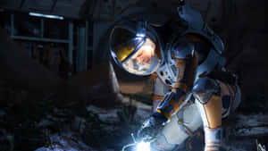 Matt Damon As Mark Watney In The Martian Wallpaper