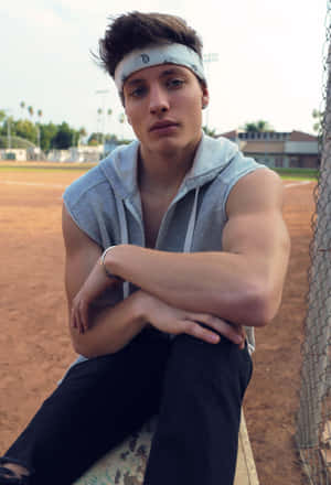 Matt Rife Posing At An Event Wallpaper