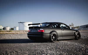 Matte Black B M W E46 Coupe Wallpaper