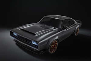 Matte Black Dodge Charger Hellcat Showcase Wallpaper