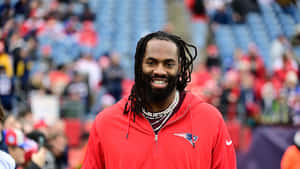 Matthew Judon Smiling Before Game Wallpaper