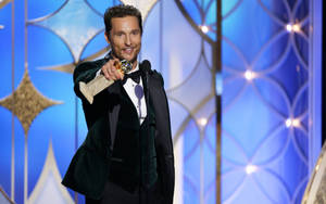 Matthew Mcconaughey Golden Globes 2014 Wallpaper