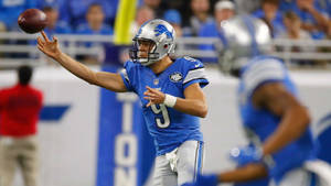 Matthew Stafford Detroit Lions Football Player Live Action Wallpaper