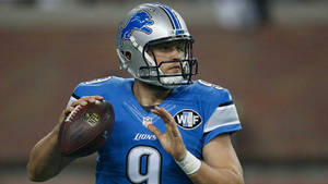 Matthew Stafford Detroit Lions Nfl Live Quarterback Wallpaper