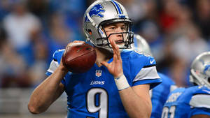 Matthew Stafford Detroit Lions Quarterback Live Sports Action Wallpaper