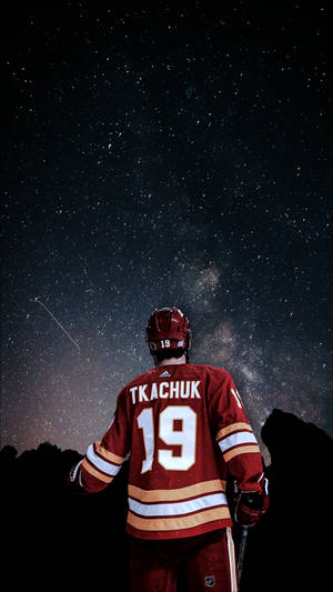 Matthew Tkachuk Where Hockey Meets Art Wallpaper