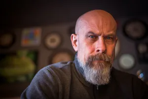 Mature Bald Man With Majestic White Beard Wallpaper