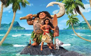 Maui Moana Rocky Ocean Wallpaper