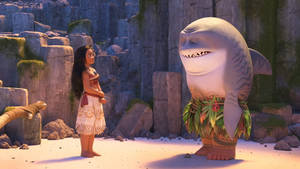 Maui Moana Shark Wallpaper