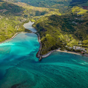 Mauritius Island Top View Wallpaper