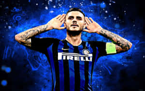 Mauro Icardi Celebration Artwork Wallpaper