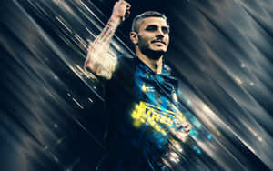 Mauro Icardi Celebration Inter Milan Wallpaper