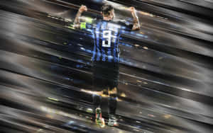 Mauro Icardi Celebration Inter Milan Wallpaper