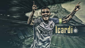 Mauro Icardi Celebration Inter Milan Wallpaper