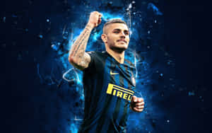 Mauro Icardi Celebration Inter Milan Wallpaper