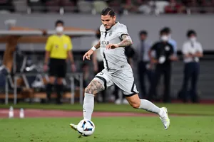 Mauro Icardi In Action During Match Wallpaper