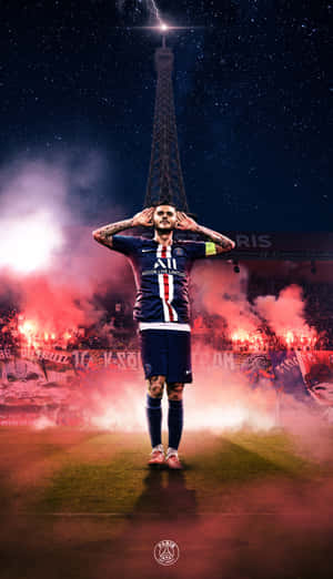 Mauro Icardi Paris Saint Germain Celebration Wallpaper