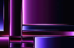 Mauve Abstract Neon Lines Wallpaper