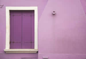 Mauve Walland Window Shutters Wallpaper