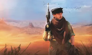 Maverick From Rainbow Six Siege In Action With Blowtorch On A Reinforced Wall Wallpaper