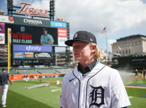 Max Clarkat Comerica Park Wallpaper