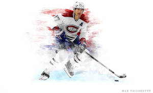 Max Pacioretty Blurry Fanart Poster Wallpaper