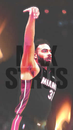 Max Strus Miami Heat Celebration Wallpaper