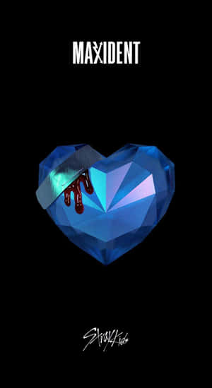 Maxident Blue Heart Symbol Wallpaper