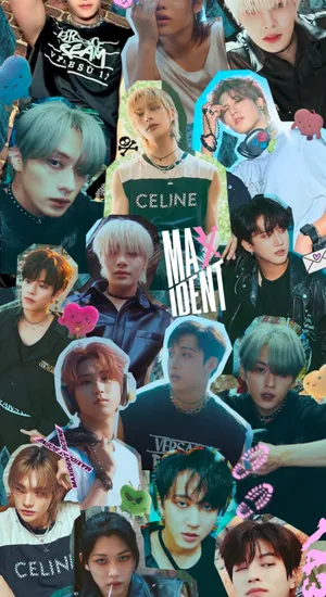 Maxident Kpop Group Collage Wallpaper
