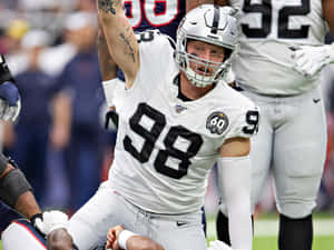 Maxx Crosby Former Oakland Raiders Player Wallpaper