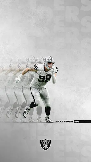 Maxx Crosby Las Vegas Raiders Poster Wallpaper