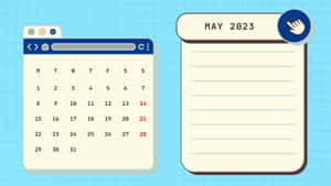 May 2023 Calendar Wallpaper